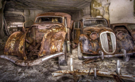 Mașini clasice descoperite întro peșteră din Franța