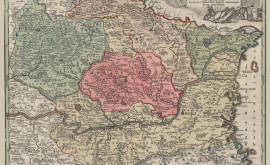 Moldovenii pe harta germană din anul 1730