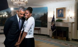 Мишель Обама показала как они с супругом отмечали День влюбленных