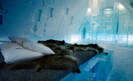 Hotelul de gheață din Suedia VIDEO
