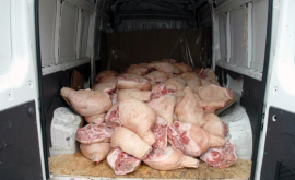 Sute de kilograme de carne fără acte de proveniență urmau să fie vîndute 