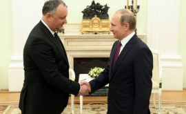 Додон и Путин обменялись поздравлениями ДОК