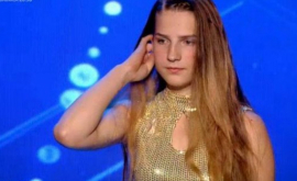 O tînără din Chișinău a cucerit jurații la un show din România VIDEO