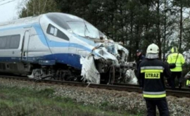 Accident pe calea ferată în Polonia