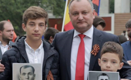 Президент Молдовы поздравляет жителей страны с Днем Победы ВИДЕО