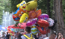 Distracție mare în centrul capitalei de Ziua Copiilor VIDEO