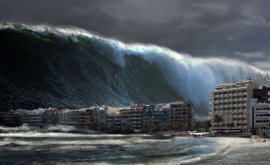 Удивительные изображения цунами появились в сети ВИДЕО