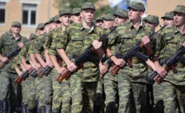 Militari ruşi la un exerciţiu tactic în Transnistria 