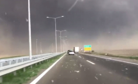 Un şofer a filmat iadul de pe autostradă VIDEO