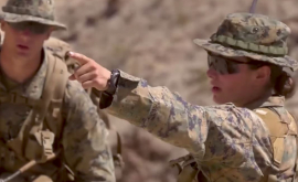 Moment istoric prima femeie ofițer de infanterie marină din SUA VIDEO