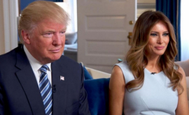 Trump însoțit de sosia soției sale VIDEO