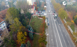 Еще один участок в Кишиневе был отгорожен для строительства коммерческого объекта в запретной зоне ФОТОВИДЕО
