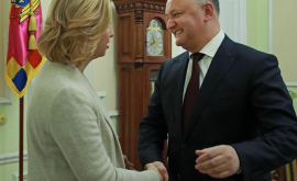 Dodon a avut o întrevedere cu başkanul Găgăuziei Irina Vlah