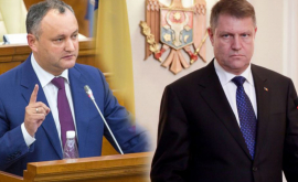 Iohannis îi răspunde preşedintelui Dodon cu privire la vizita în Moldova