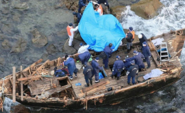 Беженцы из Северной Кореи добрались до Японии на деревянном судне