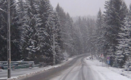 Nordul Moldovei acoperit cu zăpadă VIDEO