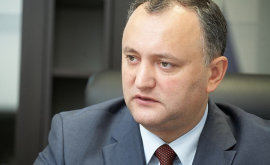 Dodon Regimul de la putere dezbină societatea moldovenească pe criterii false