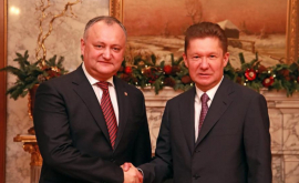 Президент Молдовы попросил у главы Газпрома скидку на газ в 1015