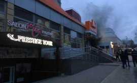 Incendiu la un supermarket din Chișinău