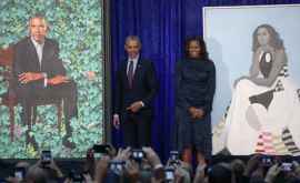 Публике представлены официальные портреты Барака и Мишель Обамы ФОТО