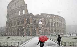 Италию накрыл сибирский циклон