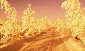 Fenomen bizar în sudul țării Ninge cu zăpadă portocalie FOTO