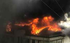 Incendiul din capitală filmat cu drona VIDEO