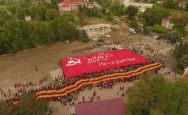 Рекордное Знамя Победы объединило молдавский народ на освобождение Родины ФОТОВИДЕО 