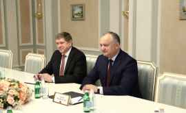 Ce a discutat Dodon cu șeful Gazprom