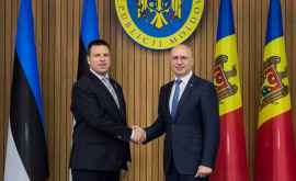 Premierul Estoniei Moldova este o prioritate pentru noi