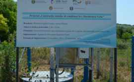 Germania susţine un program de asigurare cu apă în raionul Rîşcani