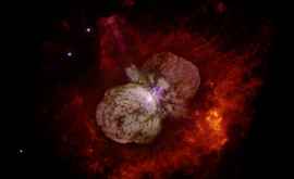 Eta Carinae transmite raze cosmice către Pământ