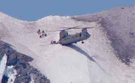 Вертолет ВВС США воткнулся в гору и улетел ВИДЕО