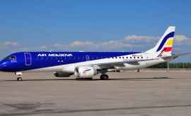 O aeronavă a companiei Air Moldova sa întors din zbor