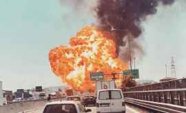 Момент взрыва бензовоза в Болонье попал на видео