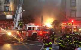 Крупный пожар в торговом центре НьюЙорка ВИДЕО