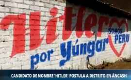 Гитлер и Ленин являются соперниками на выборах в Перу