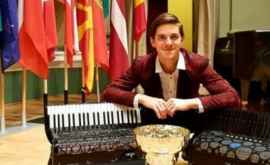 El e primul moldovean ce cîştigă Cupa Mondială la acordeon