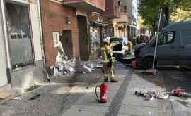 O mașină a intrat în plin întro cafenea din Berlin Sînt victime