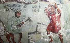 Benzi desenate din perioada Imperiului Roman descoperite întrun mormînt din Iordania