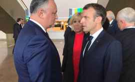 Игорь Додон встретился с президентом Франции