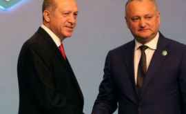 Dodon la întrevederea cu Erdogan Astăzi este o zi istorică pentru relațiile moldoturce