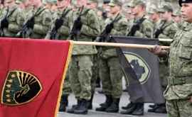 Kosovo ar putea avea în curînd o armată națională