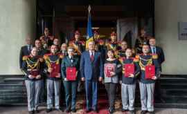 Dodon a conferit distincţii de stat unui grup de militari din Orchestra Prezidenţială 
