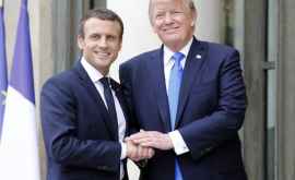 Donald Trump sa întîlnit cu Emmanuel Macron Despre ce au vorbit