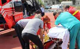 Operațiune SMURD în Moldova Un pacient din Orhei dus de urgență la spital