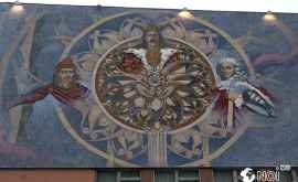 Cea mai mare pictură murală a fost inaugurată la Chișinău VIDEO