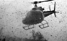 Un elicopter sa prăbușit și a luat foc în Rusia