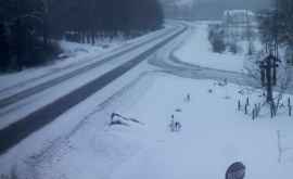 Ninge în Moldova Cum se circulă pe traseele naţionale la această oră