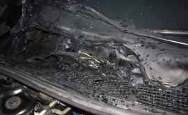Mașina fiului candidatului PDM din circumscripția Bălți distrusă de incendiu